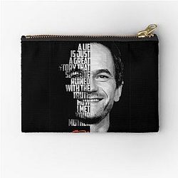 Black and White Barney Stinson How I Met Your Mother Quote Zipper Pouch