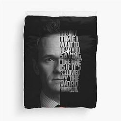 Barney Stinson Artwork – HIMYM Quote Duvet Cover
