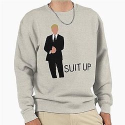 Suit Barney Stinson Pullover Hoodie