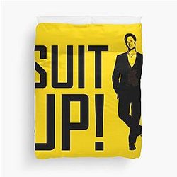 Suit Up! - Barney Stinson from How I Met Your Mother Minimal Print Design Duvet Cover