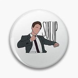 Suit Up Barney Stinson Pin