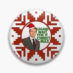 Barney Stinson Christmas Pin