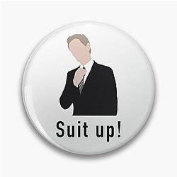 How I Met Your Mother Barney Stinson Suit Up Pin