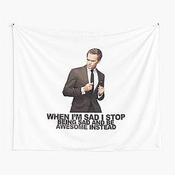 The Awesomeness of Barney Stinson Tapestry