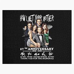 How I Met Your Mother 17th Anniversary 2005-2022 Robin Scherbatsky Barney Stinson Ted Mosby Jigsaw Puzzle