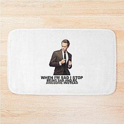 The Awesomeness of Barney Stinson Bath Mat