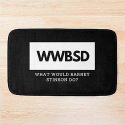 What Would Barney Stinson Do Bath Mat