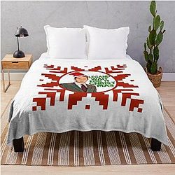 Barney Stinson Christmas Throw Blanket