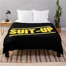 Suit Up Barney Stinson HIMYM Throw Blanket