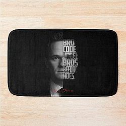 Barney Stinson Minimalist Artwork - HIMYM Quote Design Bath Mat