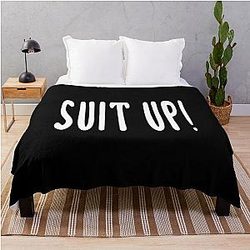 Suit up Barney Stinson Throw Blanket
