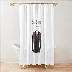 Suit up quote Barney Stinson How I Met Your Mother Shower Curtain