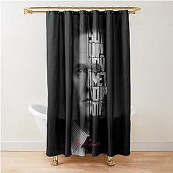 Barney Stinson Minimalist Artwork HIMYM Quote Design Shower Curtain