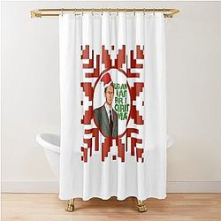 Barney Stinson Christmas Shower Curtain