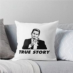 How I Met Your Mother Throw Pillow Buys True Story Barney Stinson