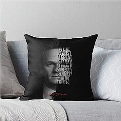 Barney Stinson Artwork - Himym Quote Design Throw Pillow