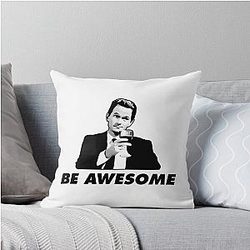 Be Awesome Barney Stinson How I Met Your Mother Throw Pillow