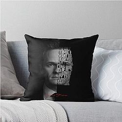 Barney Stinson Minimalist Artwork - HIMYM Quote Designgether Throw Pillow