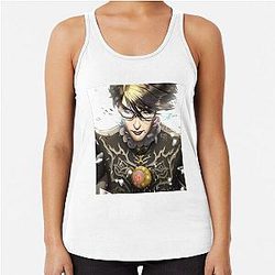 Angy Bayonetta Racerback Tank Top