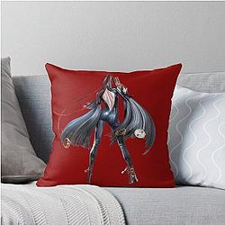 Bayonetta Design Throw Pillow