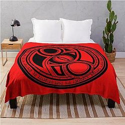 Bayonetta 3 - Umbra Witches Symbol Black Throw Blanket