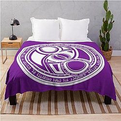 Bayonetta 3 - Umbra Witches Symbol White Throw Blanket