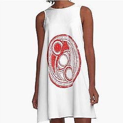 Vintage Bayonetta Action Game Music Retro A-Line Dress
