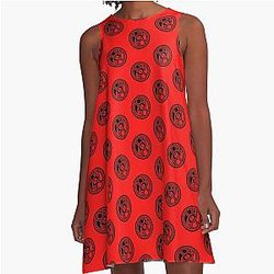 Bayonetta 3 - Umbra Witches Symbol Black A-Line Dress