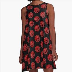 Bayonetta 3 - Umbra Witches Symbol Red A-Line Dress