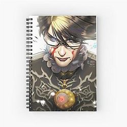 Angy Bayonetta Spiral Notebook