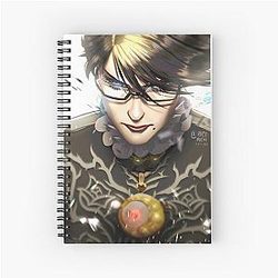 Angy Bayonetta Spiral Notebook