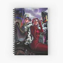 Bayonetta & Jeanne Poster Spiral Notebook