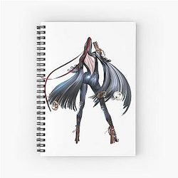 Bayonetta Design Spiral Notebook