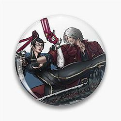 Dante vs Bayonetta Pin