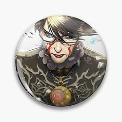 Angry Bayonetta Pin