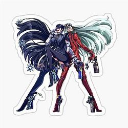 Bayonetta Cereza and Jeanne Sticker