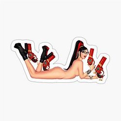 Sexy Bayonetta Xerac X Sticker