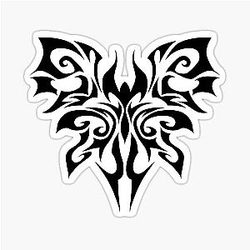 Bayonetta Madama Butterfly Sigil Sticker