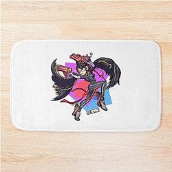 Bayonetta Cartoon Bath Mat has been cleaned up without any changes.