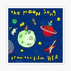 Beabadoobee the moon song sticker