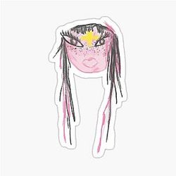 Beabadoobee Beatopia Face Sticker