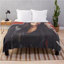 Sick Beabadoobee high quality poster Take A Bite Throw Blanket