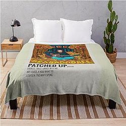 Patched beabadoobee ep Throw Blanket