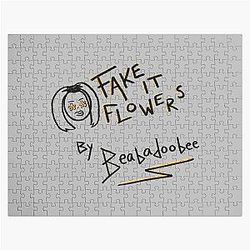 Fake It/Flowers by Beabadoobee - Jigsaw Puzzle Sketch