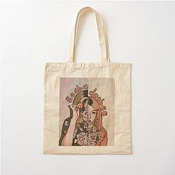 Beabadoobee, Fake it, Flowers, digital drawing, Cotton Tote Bag