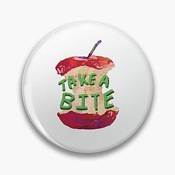 Beabadoobee take a bite Apple Pin