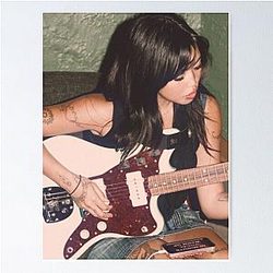 Beabadoobee playing guitar - Poster