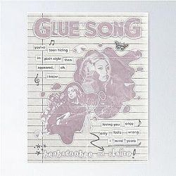 Glue Song Beabadoobee Clairo Poster