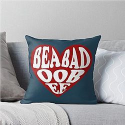I Love Beabadoobee Throw Pillow