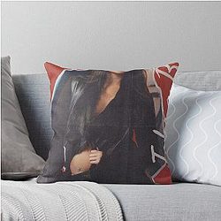 Sick Beabadoobee high quality poster! Take a bite throw pillow